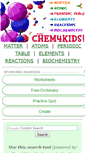 Mobile Screenshot of chem4kids.com